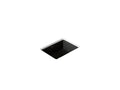 KOHLER K-8189-7 Verticyl 17" Rectangular Undermount Bathroom Sink - Black Black