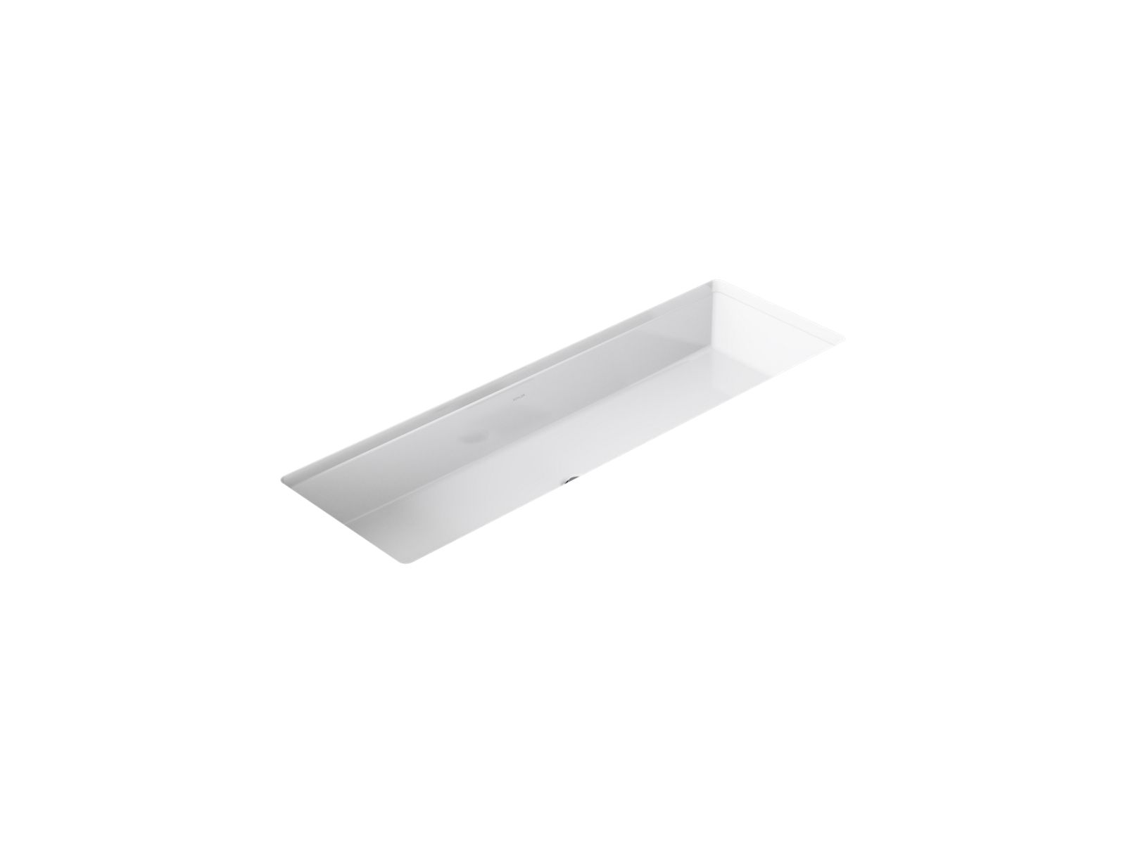 KOHLER K-8192-0 Verticyl 42-1/2" Rectangular Undermount Bathroom Sink - White