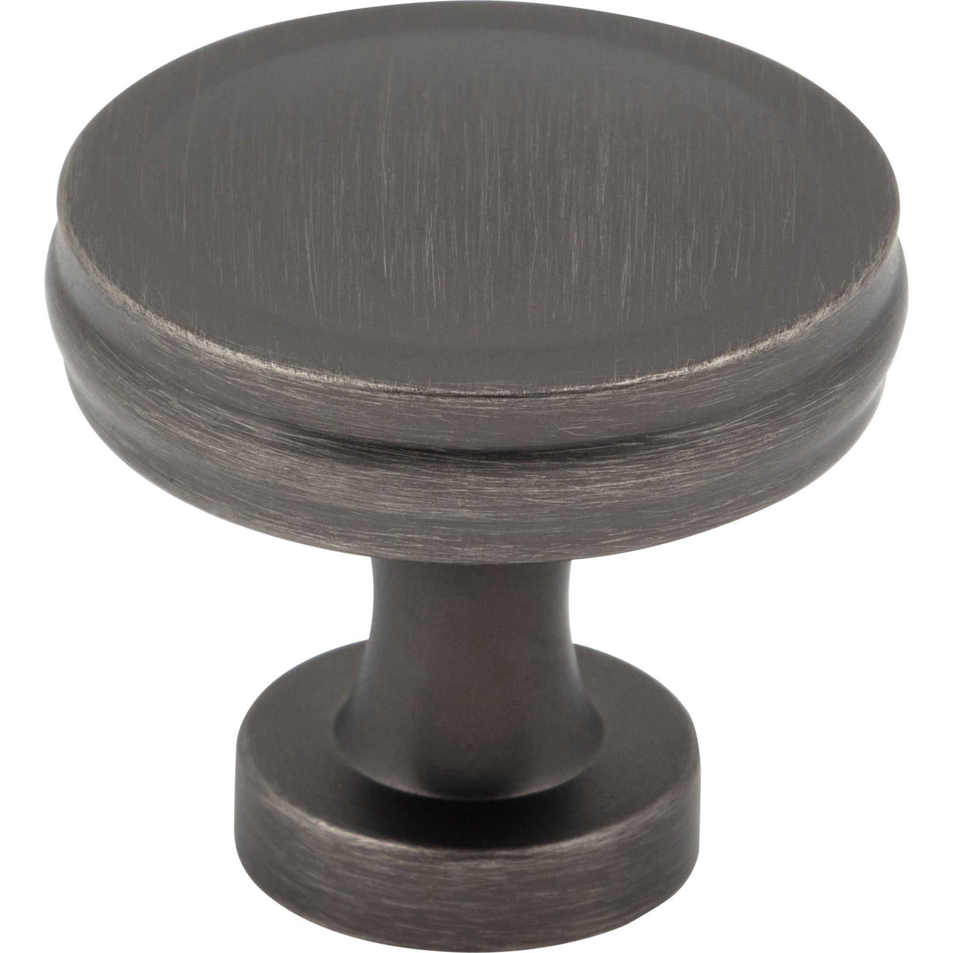 JEFFREY ALEXANDER 132BNBDL Jules 1-3/8" Diameter Round Knob - Brushed Pewter