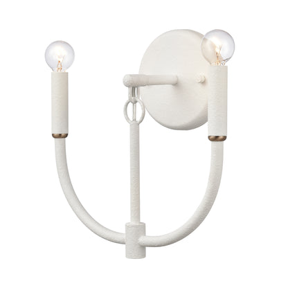 ELK SHOWROOM 82015/2 Continuance 11'' High 2-Light Sconce - White Coral