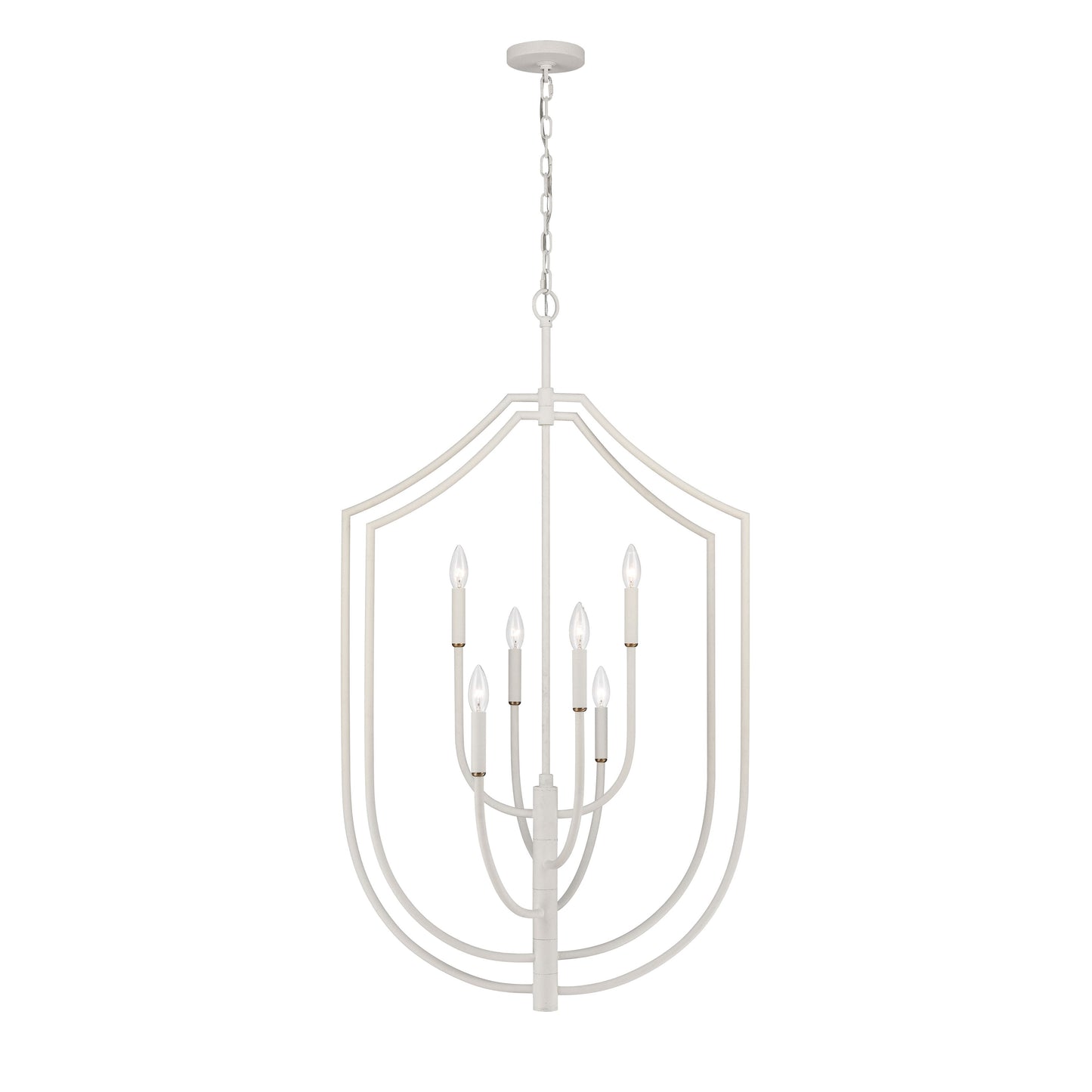 ELK SHOWROOM 82016/6 Continuance 26'' Wide 6-Light Pendant - White Coral