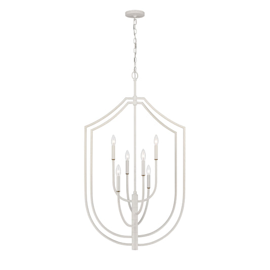 ELK SHOWROOM 82016/6 Continuance 26'' Wide 6-Light Pendant - White Coral