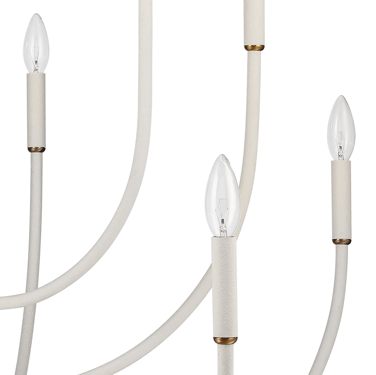 ELK SHOWROOM 82019/10 Continuance 42'' Wide 10-Light Chandelier - White Coral