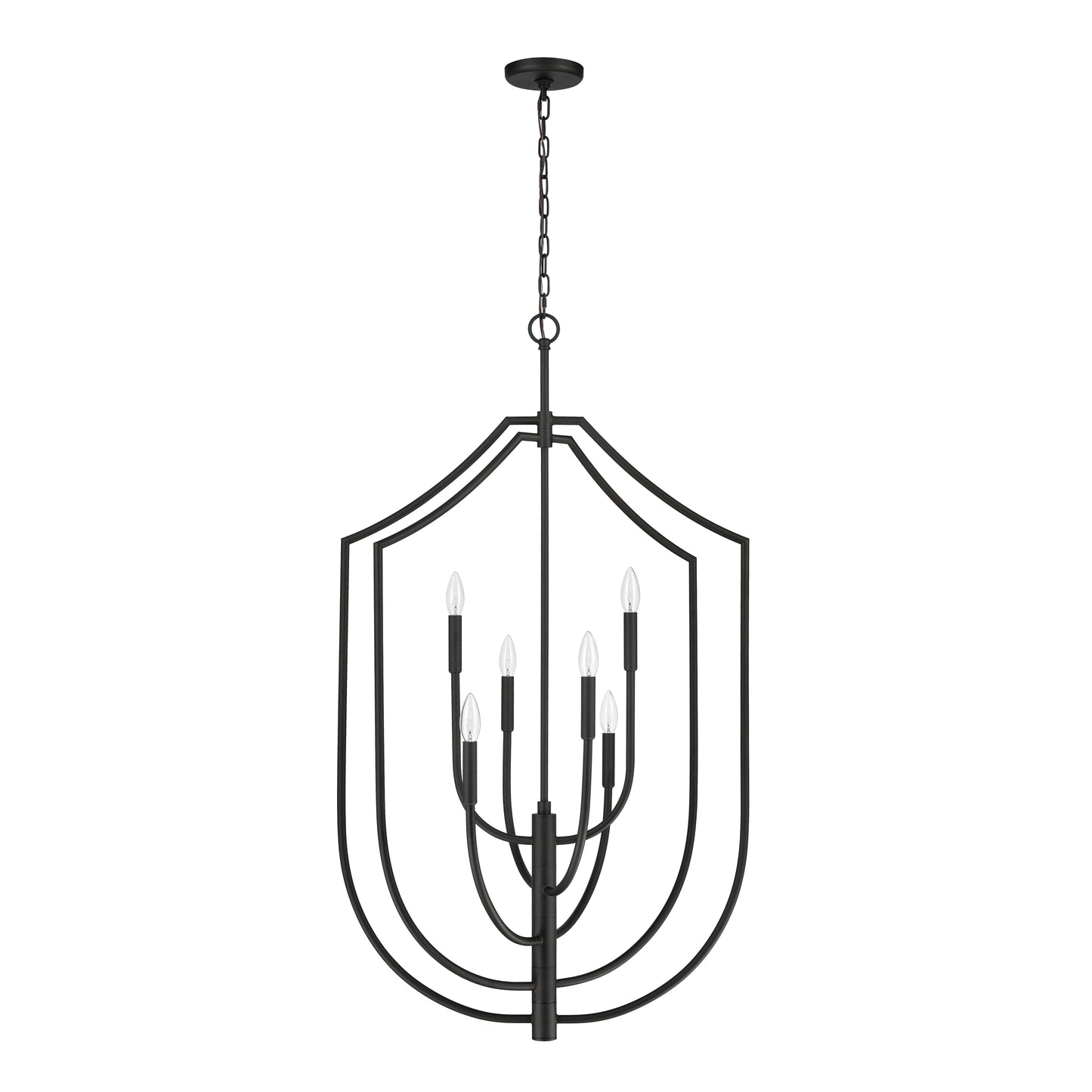 ELK SHOWROOM 82026/6 Continuance 26'' Wide 6-Light Pendant - Charcoal