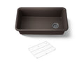 KOHLER K-8206-CM2 Cairn 33-1/2" Undermount Single-Bowl Kitchen Sink - Matte Brown