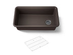 KOHLER K-8206-CM2 Cairn 33-1/2" Undermount Single-Bowl Kitchen Sink - Matte Brown