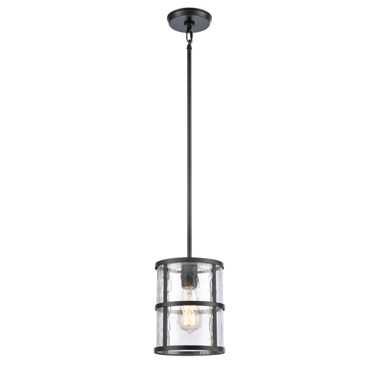 ELK SHOWROOM 82074/1 Solace 7'' Wide 1-Light Mini Pendant - Matte Black