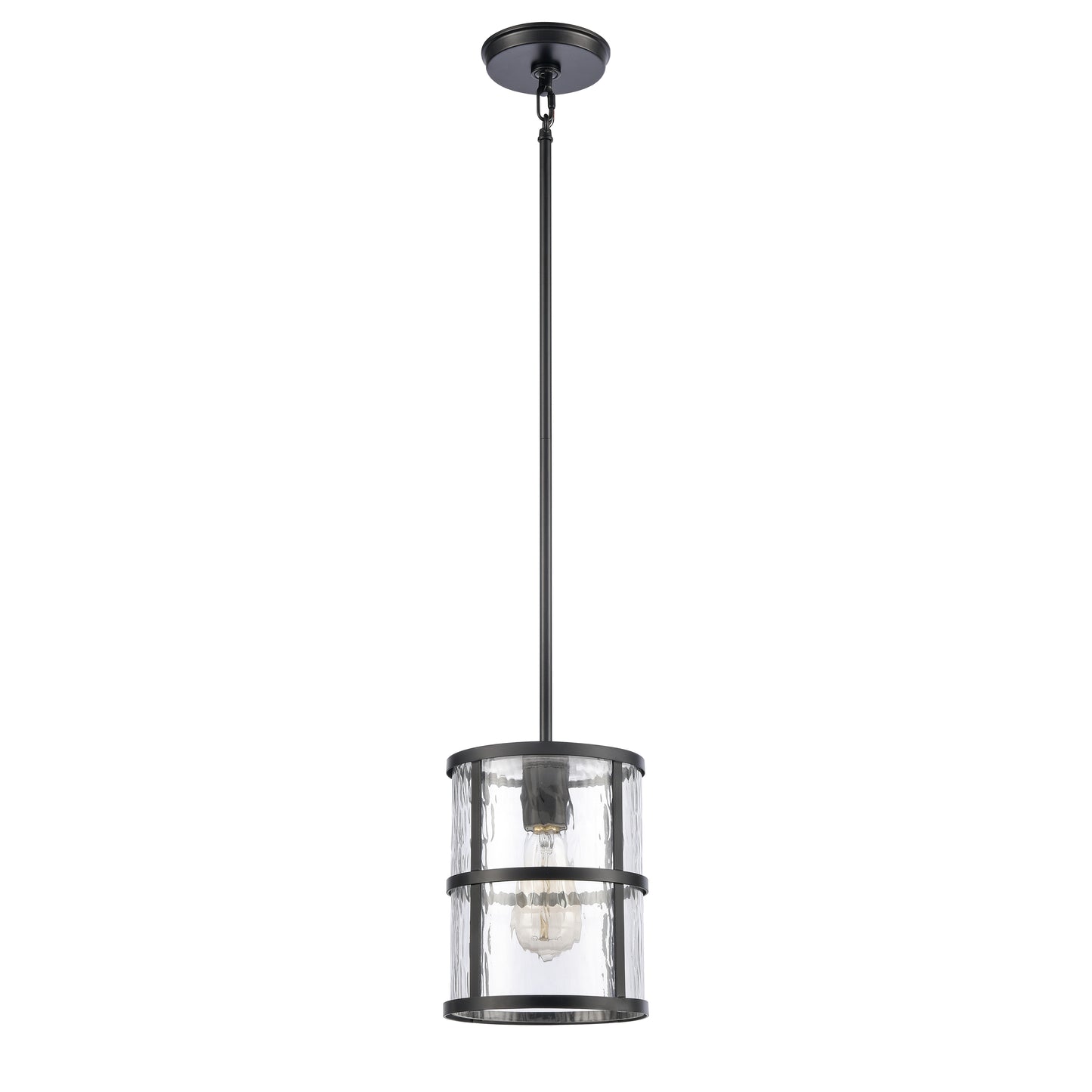 ELK SHOWROOM 82074/1 Solace 7'' Wide 1-Light Mini Pendant - Matte Black