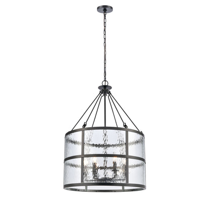 ELK SHOWROOM 82078/6 Solace 24'' Wide 6-Light Pendant - Matte Black