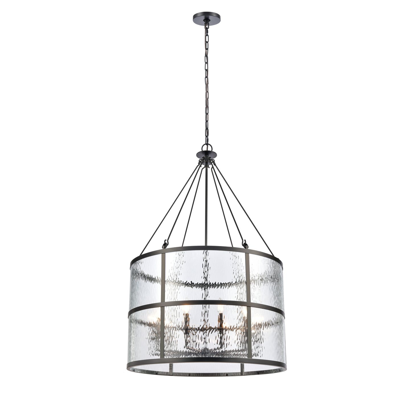 ELK SHOWROOM 82079/10 Solace 30'' Wide 10-Light Pendant - Matte Black