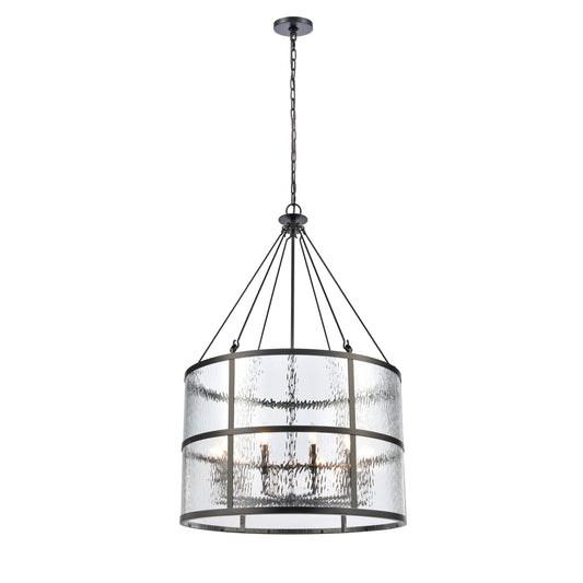 ELK SHOWROOM 82079/10 Solace 30'' Wide 10-Light Pendant - Matte Black