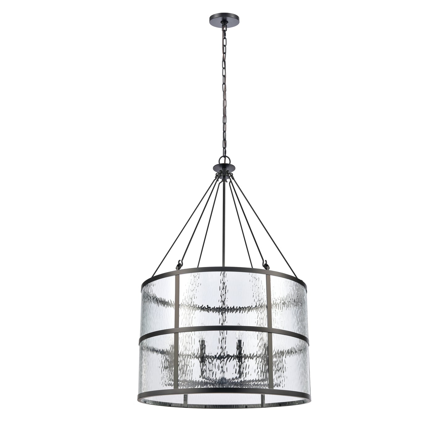 ELK SHOWROOM 82079/10 Solace 30'' Wide 10-Light Pendant - Matte Black