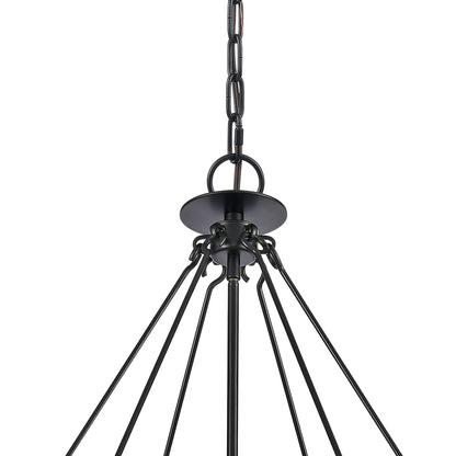 ELK SHOWROOM 82079/10 Solace 30'' Wide 10-Light Pendant - Matte Black