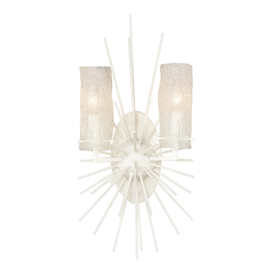 ELK SHOWROOM 82081/2 Sea Urchin 21'' High 2-Light Sconce - White Coral