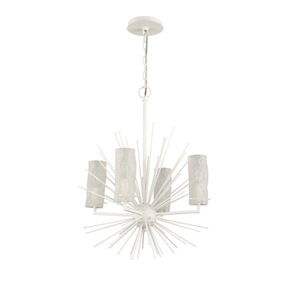 ELK SHOWROOM 82086/4 Sea Urchin 20'' Wide 4-Light Chandelier - White Coral