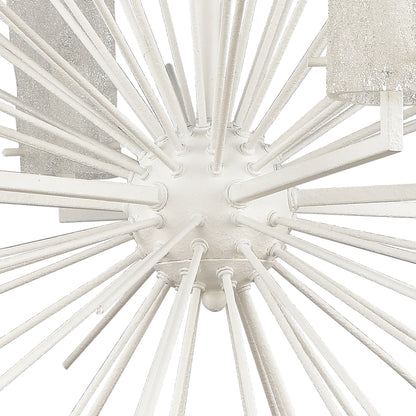 ELK SHOWROOM 82087/6 Sea Urchin 27'' Wide 6-Light Chandelier - White Coral