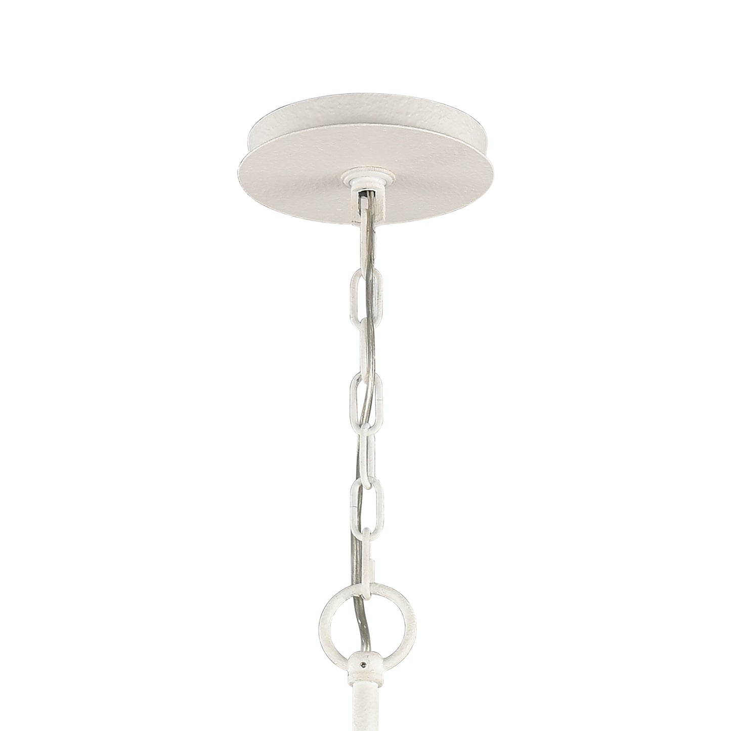 ELK SHOWROOM 82088/8 Sea Urchin 34'' Wide 8-Light Chandelier - White Coral