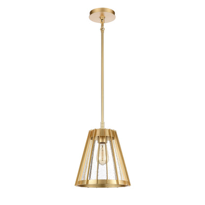 ELK SHOWROOM 82105/1 Open Louvers 10'' Wide 1-Light Pendant - Champagne Gold