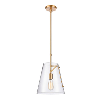 ELK SHOWROOM 82146/1 Trustle 11'' Wide 1-Light Pendant - Satin Brass