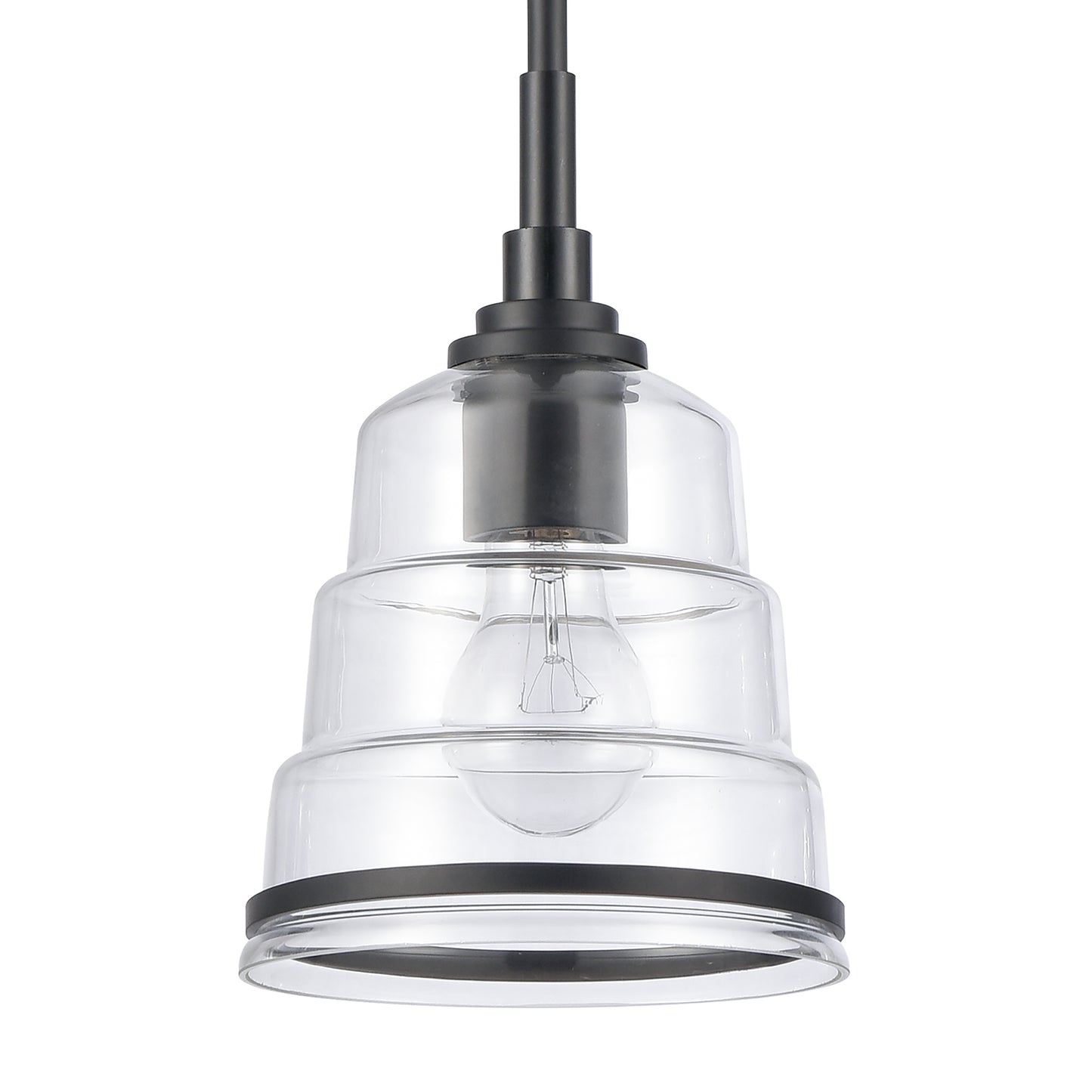 ELK SHOWROOM 82164/1 Boyer 6.5'' Wide 1-Light Mini Pendant - Matte Black