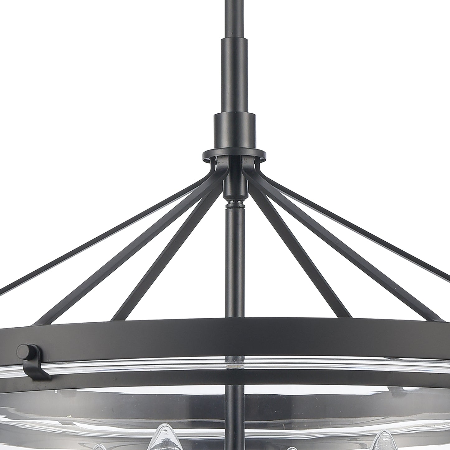 ELK SHOWROOM 82169/4 Boyer 18'' Wide 4-Light Pendant - Matte Black