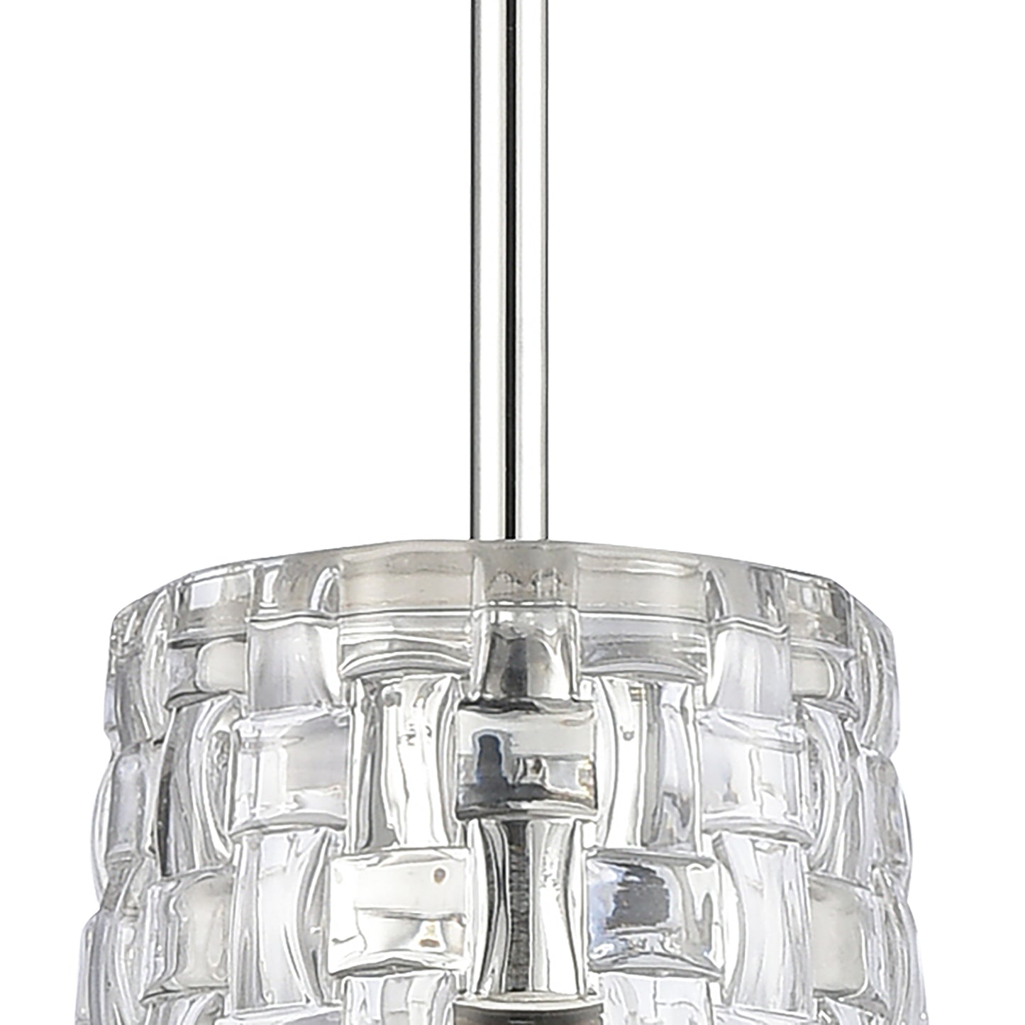 ELK SHOWROOM 82185/1 Lightweave 5.5'' Wide 1-Light Mini Pendant - Polished Nickel