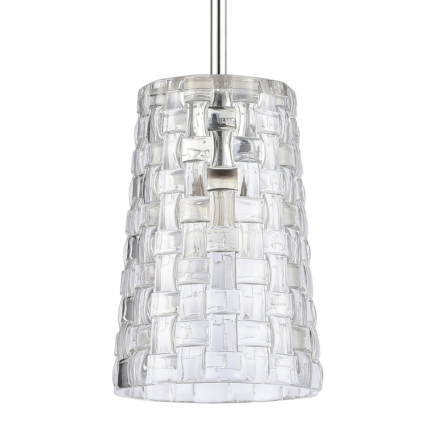 ELK SHOWROOM 82185/1 Lightweave 5.5'' Wide 1-Light Mini Pendant - Polished Nickel