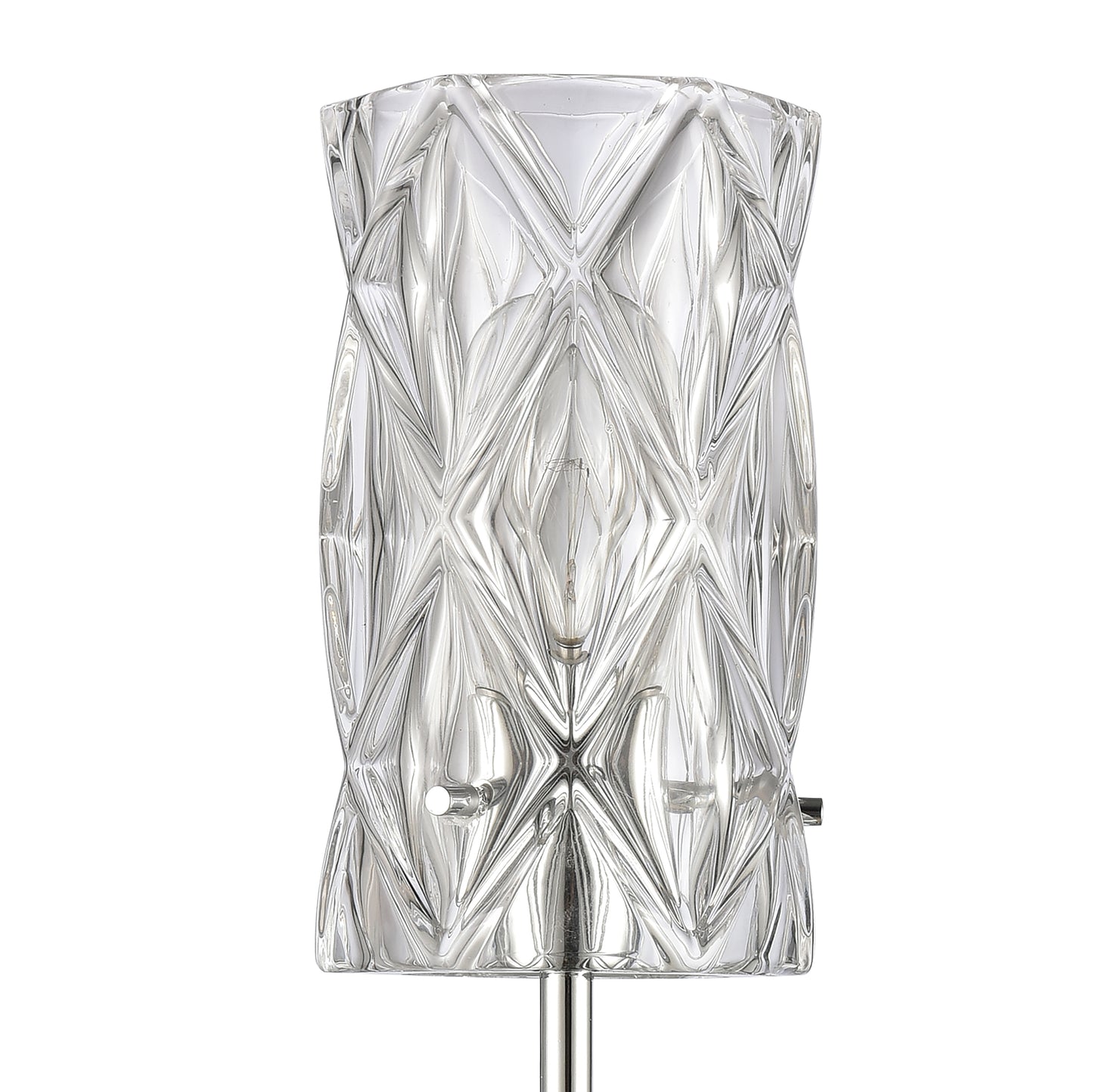 ELK SHOWROOM 82194/1 Forma de Crystal 24'' High 1-Light Sconce - Polished Chrome