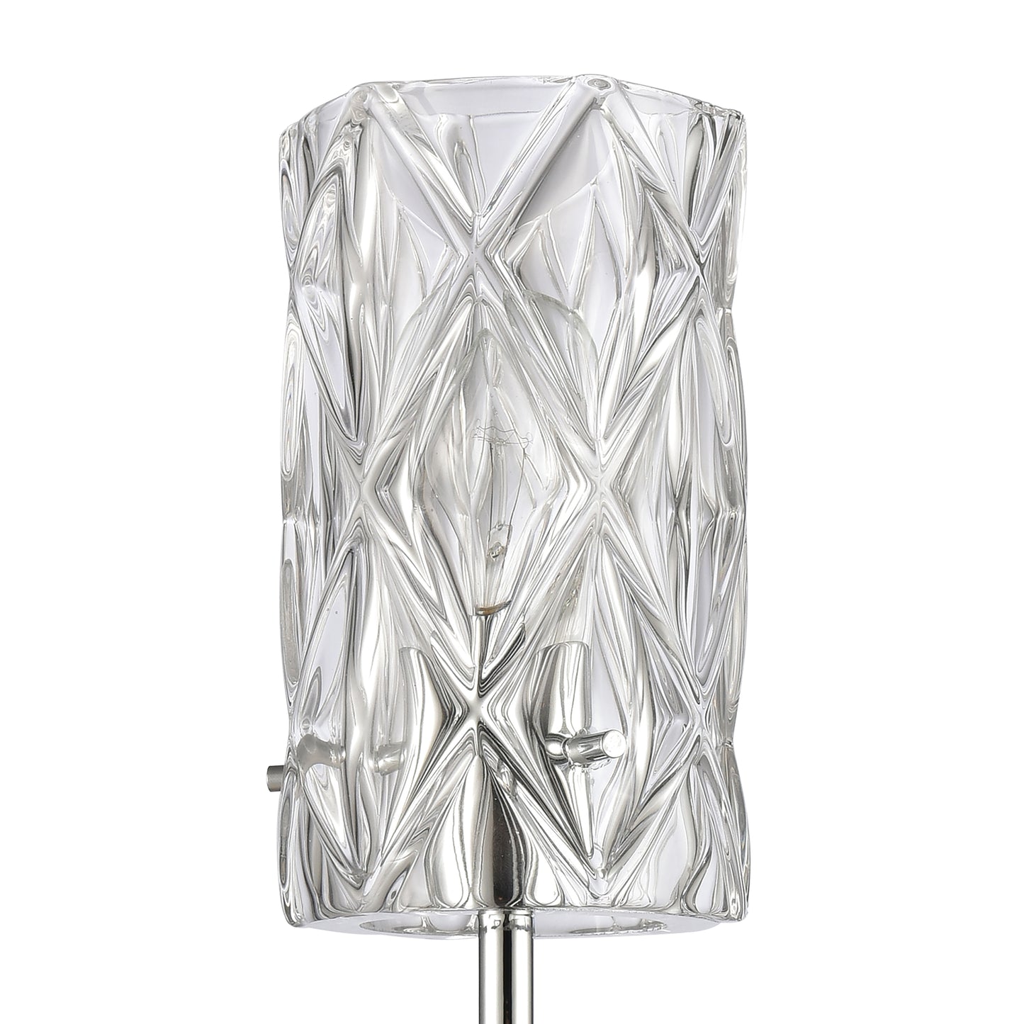 ELK SHOWROOM 82195/2 Forma de Crystal 21'' High 2-Light Sconce - Polished Chrome