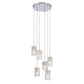 ELK SHOWROOM 82198/6 Forma de Crystal 17.5'' Wide 6-Light Pendant - Polished Chrome