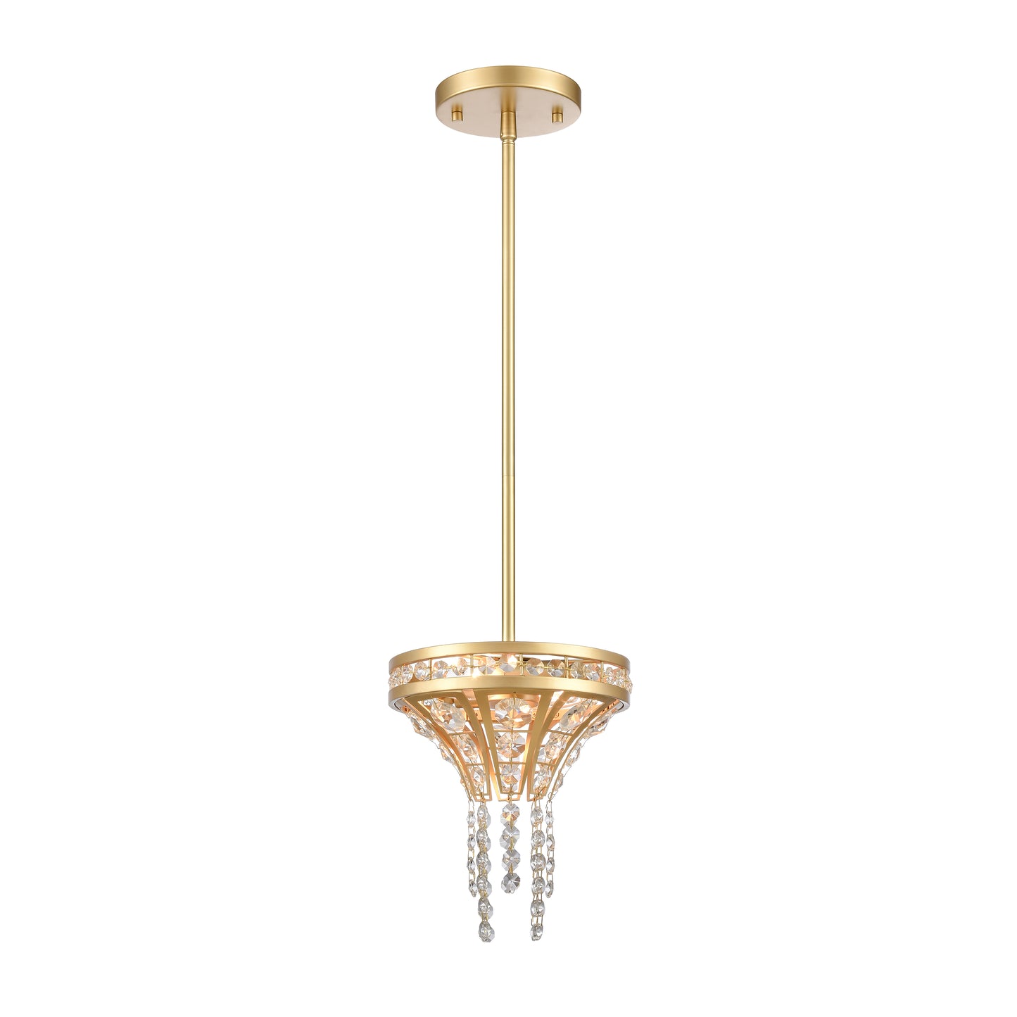 ELK SHOWROOM 82225/2 Fantania 8'' Wide 2-Light Mini Pendant - Champagne Gold