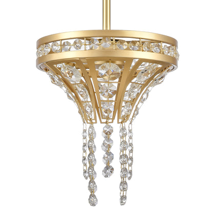 ELK SHOWROOM 82225/2 Fantania 8'' Wide 2-Light Mini Pendant - Champagne Gold