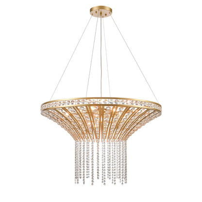 ELK SHOWROOM 82229/8 Fantania 36'' Wide 8-Light Chandelier - Champagne Gold