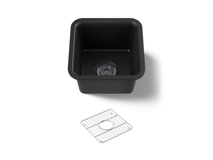 KOHLER K-8223-CM1 Cairn 15-1/2" undermount bar sink - Matte Black