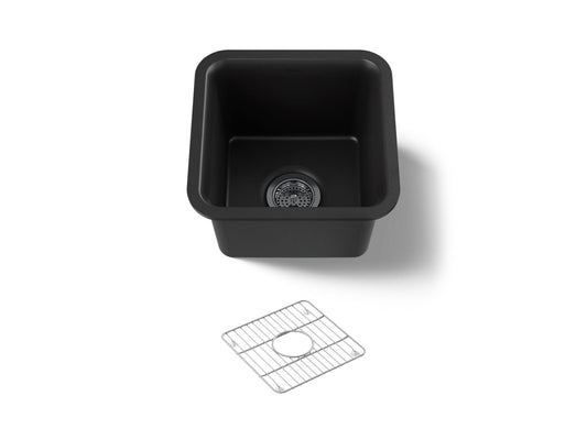 KOHLER K-8223-CM1 Cairn 15-1/2" undermount bar sink - Matte Black
