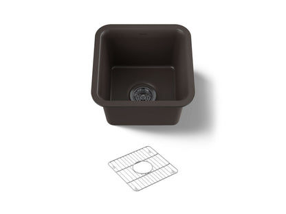 KOHLER K-8223-CM2 Cairn 15-1/2" undermount bar sink - Matte Brown
