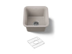KOHLER K-8223-CM3 Cairn 15-1/2" Undermount Bar Sink - Matte Taupe