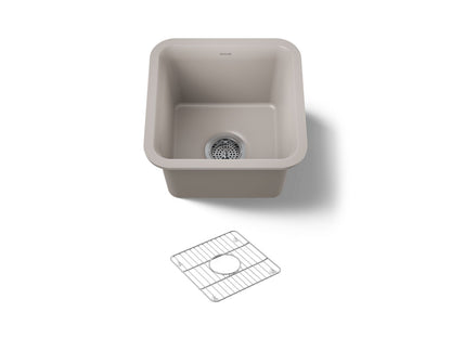 KOHLER K-8223-CM3 Cairn 15-1/2" undermount bar sink - Matte Taupe