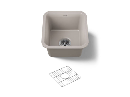 KOHLER K-8223-CM3 Cairn 15-1/2" undermount bar sink - Matte Taupe