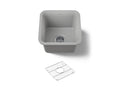 KOHLER K-8223-CM4 Cairn 15-1/2" Undermount Bar Sink - Matte Grey
