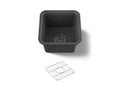 KOHLER K-8223-CM7 Cairn 15-1/2" Undermount Bar Sink - Matte Graphite