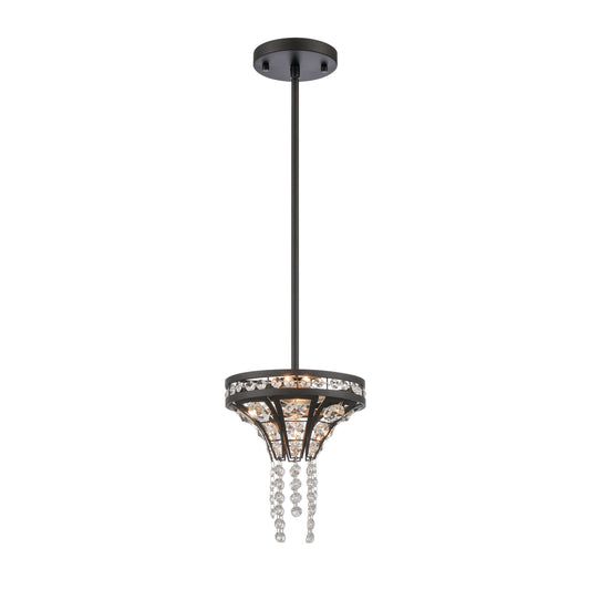 ELK SHOWROOM 82235/2 Fantania 8'' Wide 2-Light Mini Pendant - Matte Black