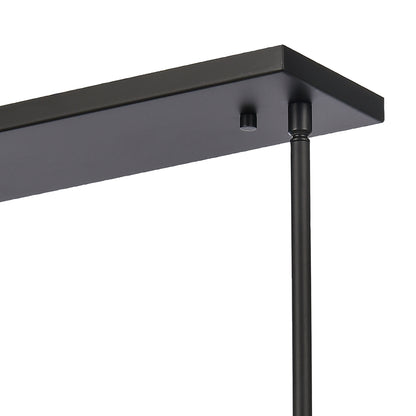 ELK SHOWROOM 82236/4 Fantania 36'' Wide 4-Light Linear Chandelier - Matte Black