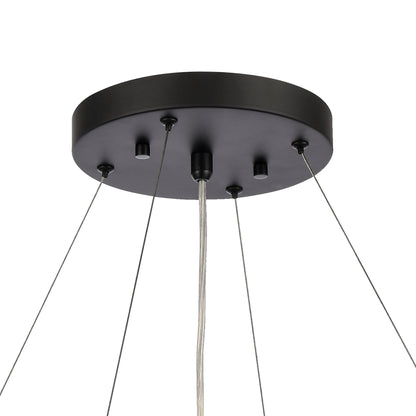 ELK SHOWROOM 82238/6 Fantania 24'' Wide 6-Light Chandelier - Matte Black