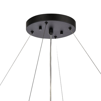 ELK SHOWROOM 82239/8 Fantania 36'' Wide 8-Light Chandelier - Matte Black