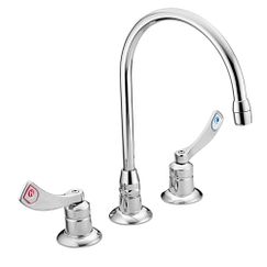 MOEN 8225 M-DURA  Two-Handle Kitchen Faucet In Chrome