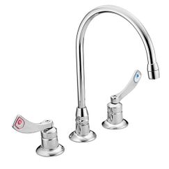 MOEN 8225 M-Dura Two-Handle Kitchen Faucet - Chrome