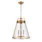 ELK SHOWROOM 82255/3 Judy 16'' Wide 3-Light Pendant - Satin Brass