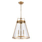 ELK SHOWROOM 82255/3 Judy 16'' Wide 3-Light Pendant - Satin Brass