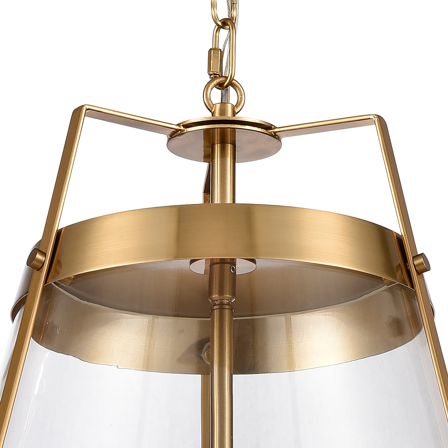 ELK SHOWROOM 82255/3 Judy 16'' Wide 3-Light Pendant - Satin Brass